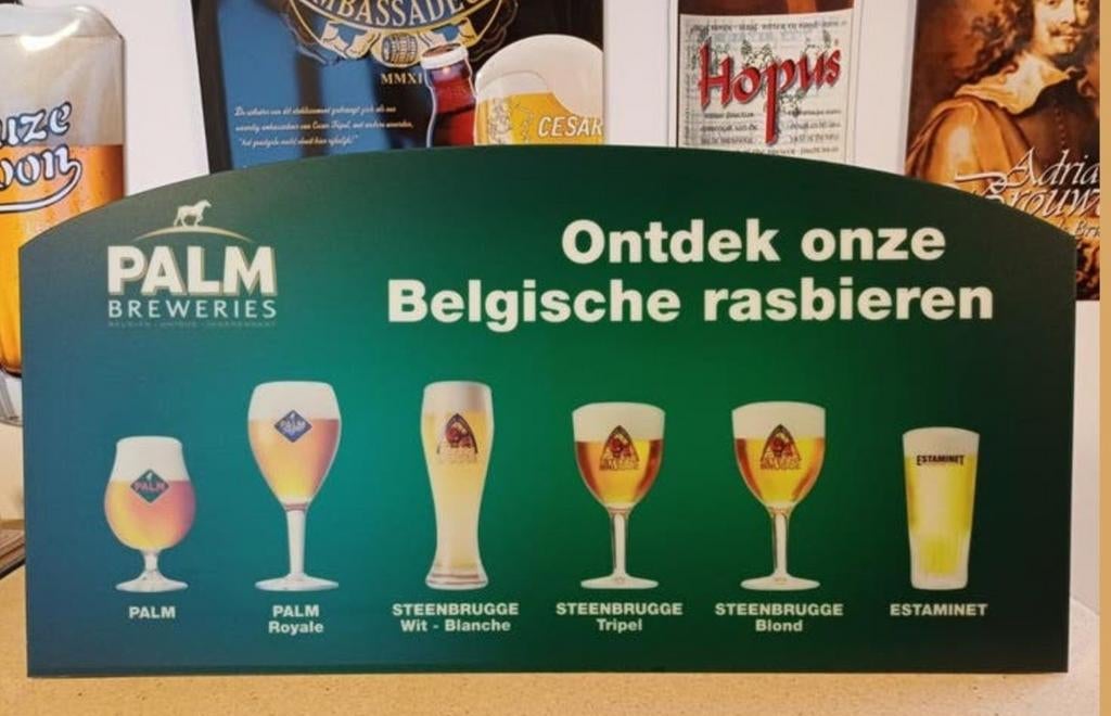 Palm Breweries Lichtreclame Origineel, Ophalen, Zo goed als nieuw, Overige typen, Bavaria