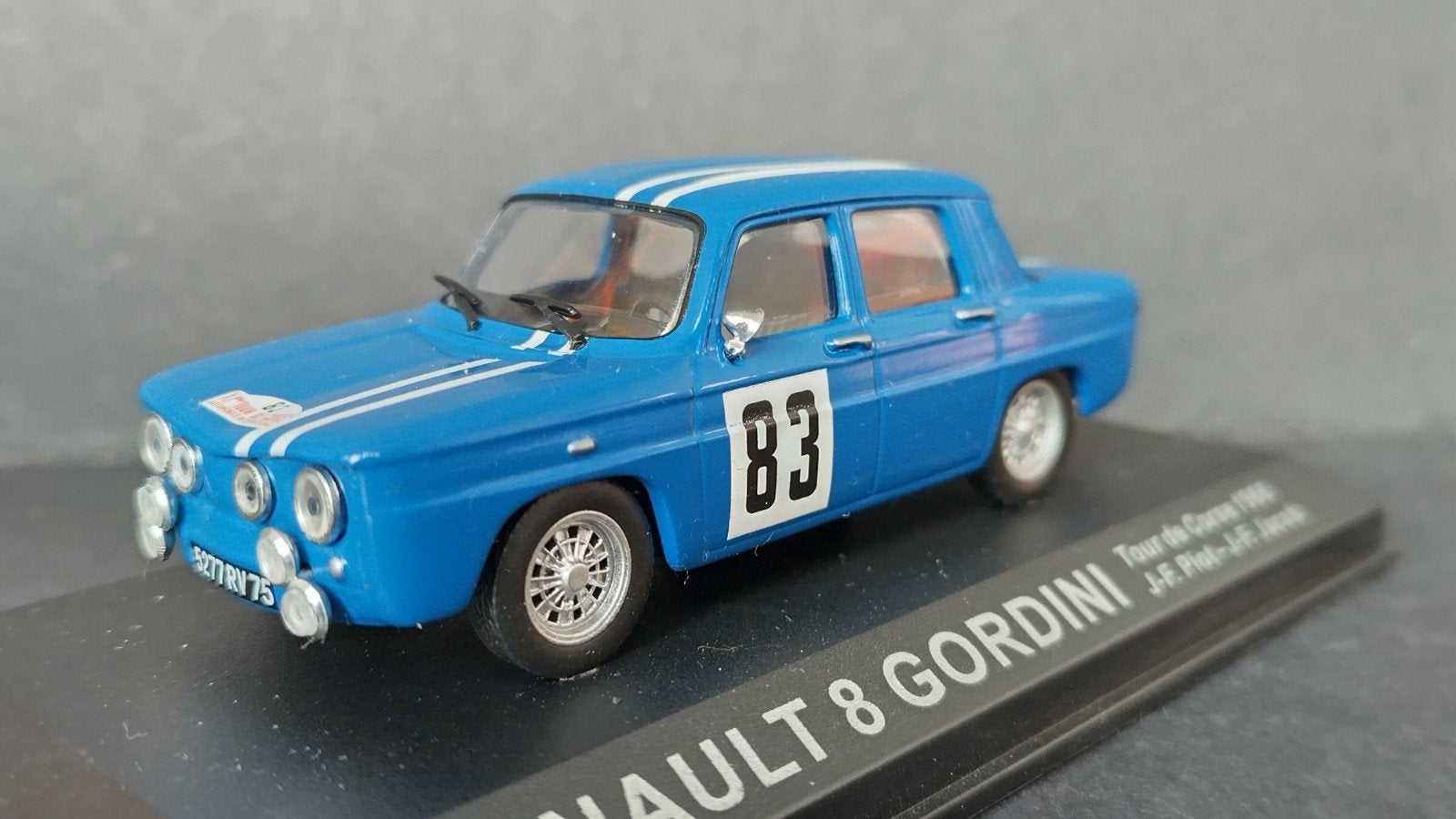 Renault 8 R8 Gordini Tour de Corse 1966 1:43 Altaya Pol, Overige merken, Auto, Verzenden, .