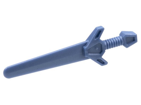 Pearl Sand Blue Minifigure, Weapon Sword, Greatsword Angular, Gebruikt, Lego, Accessoire, Ophalen of Verzenden