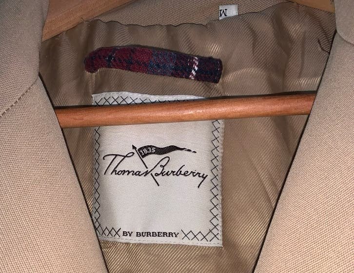 Thomas Burberry trenchcoat  maat M zgan, Ophalen of Verzenden, Zo goed als nieuw, Maat 38/40 (M), Beige