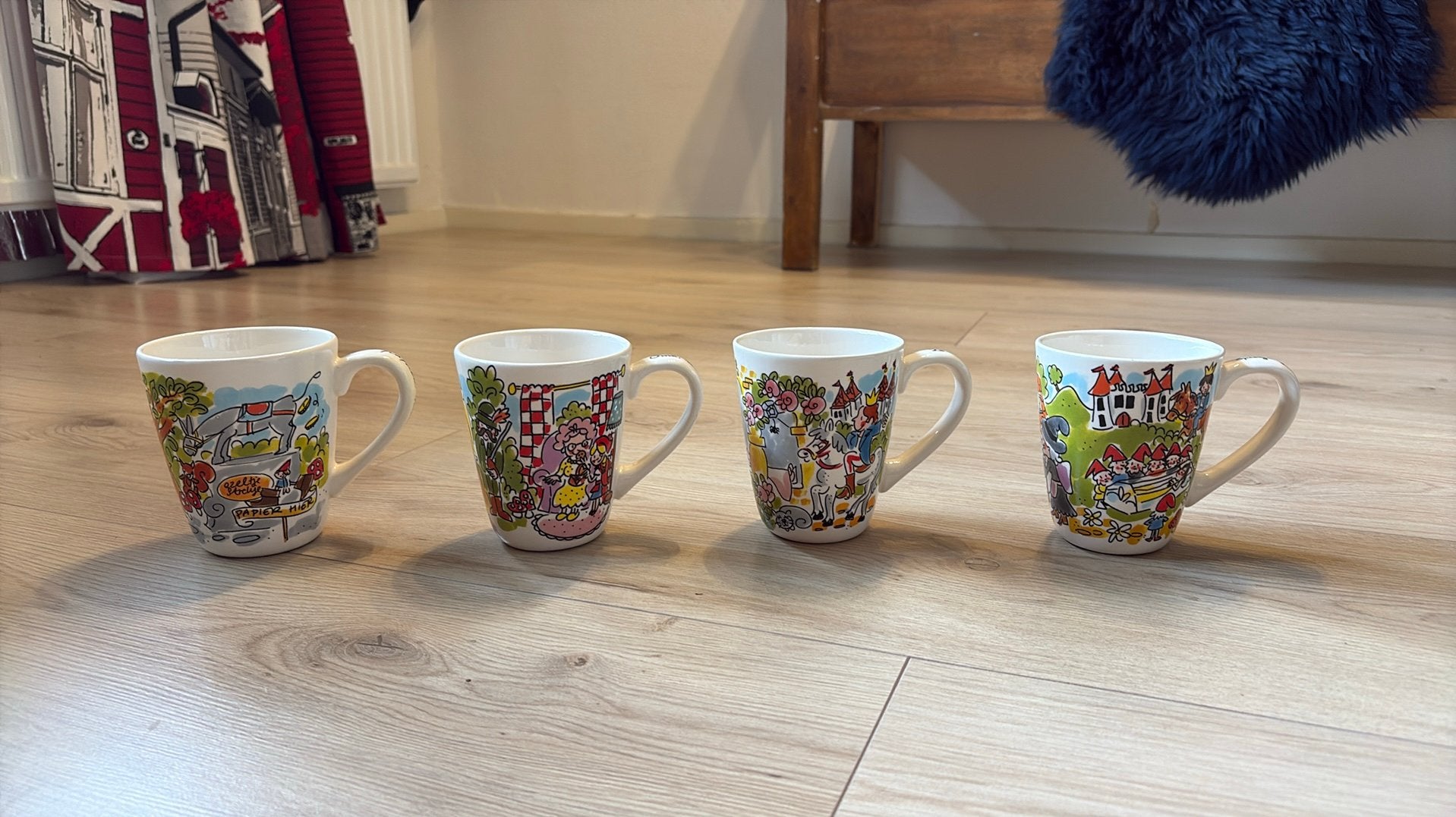 Theemokken Blond Amsterdam / Efteling, Ophalen of Verzenden, Aardewerk, Blond Amsterdam, Kop(pen) en/of Schotel(s)