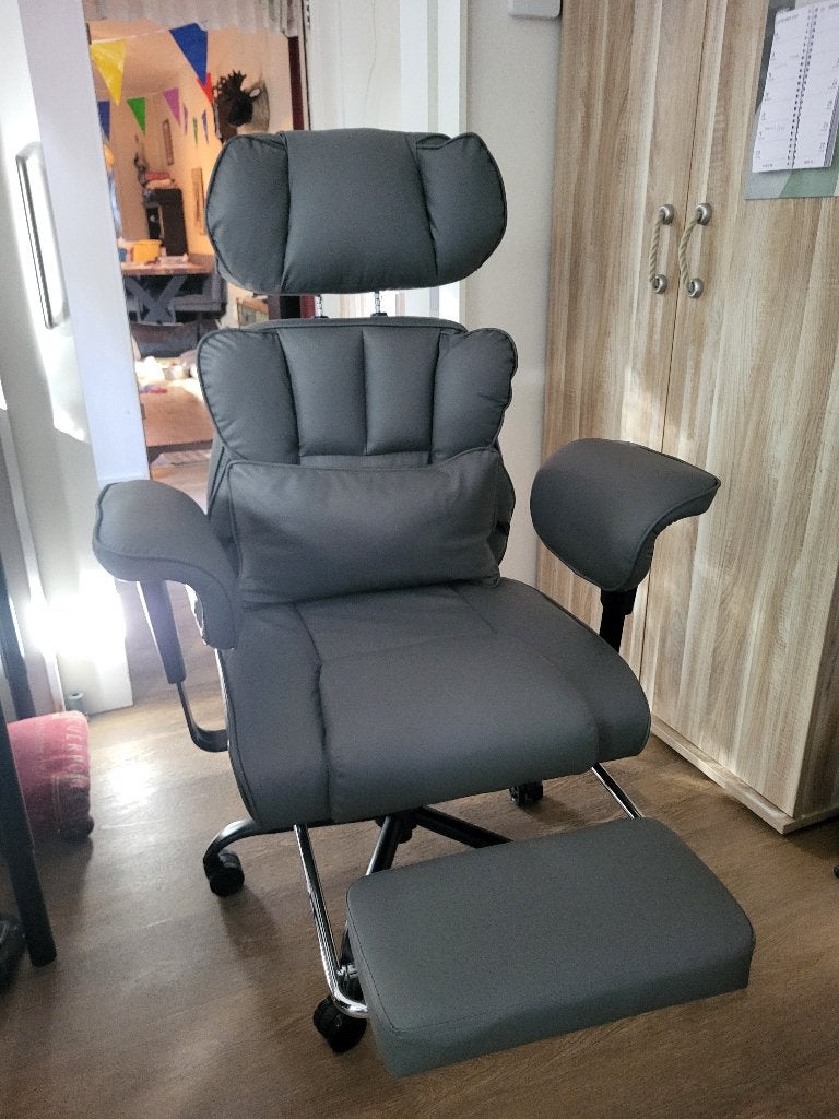 gamestoel, Ophalen, Grijs, Bureaustoel, Ergonomisch