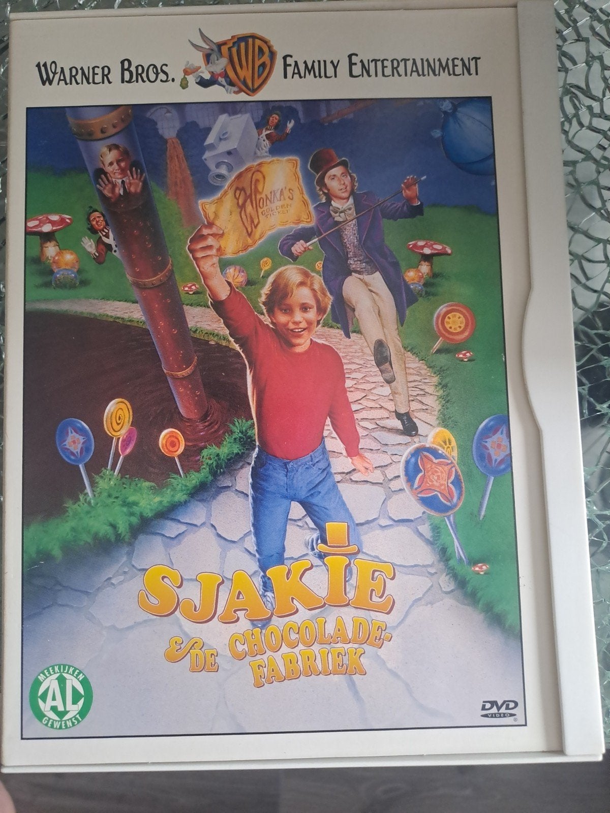 sjakie en de chocolade fabriek (dvd), Cd's en Dvd's, Alle leeftijden, Ophalen of Verzenden, Zo goed als nieuw