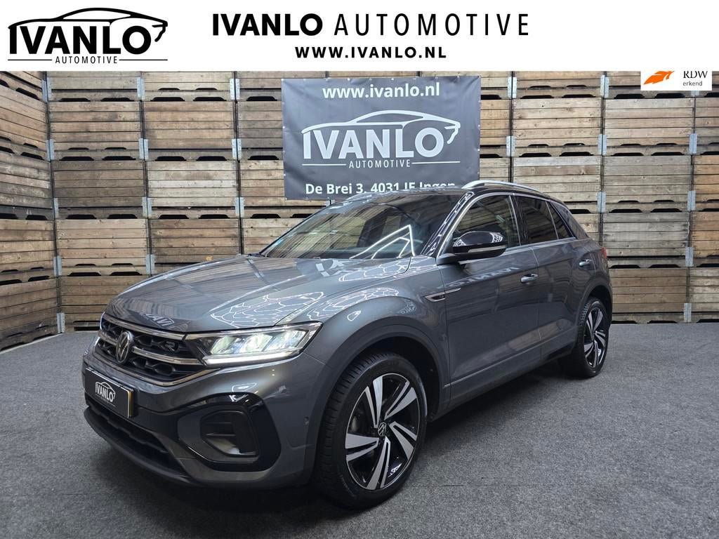 Volkswagen T-Roc 1.0 TSI R-Line IQ Drive Pakket Navi LED Cli, Auto's, Voorwielaandrijving, Gebruikt, Leder en Stof, Origineel Nederlands