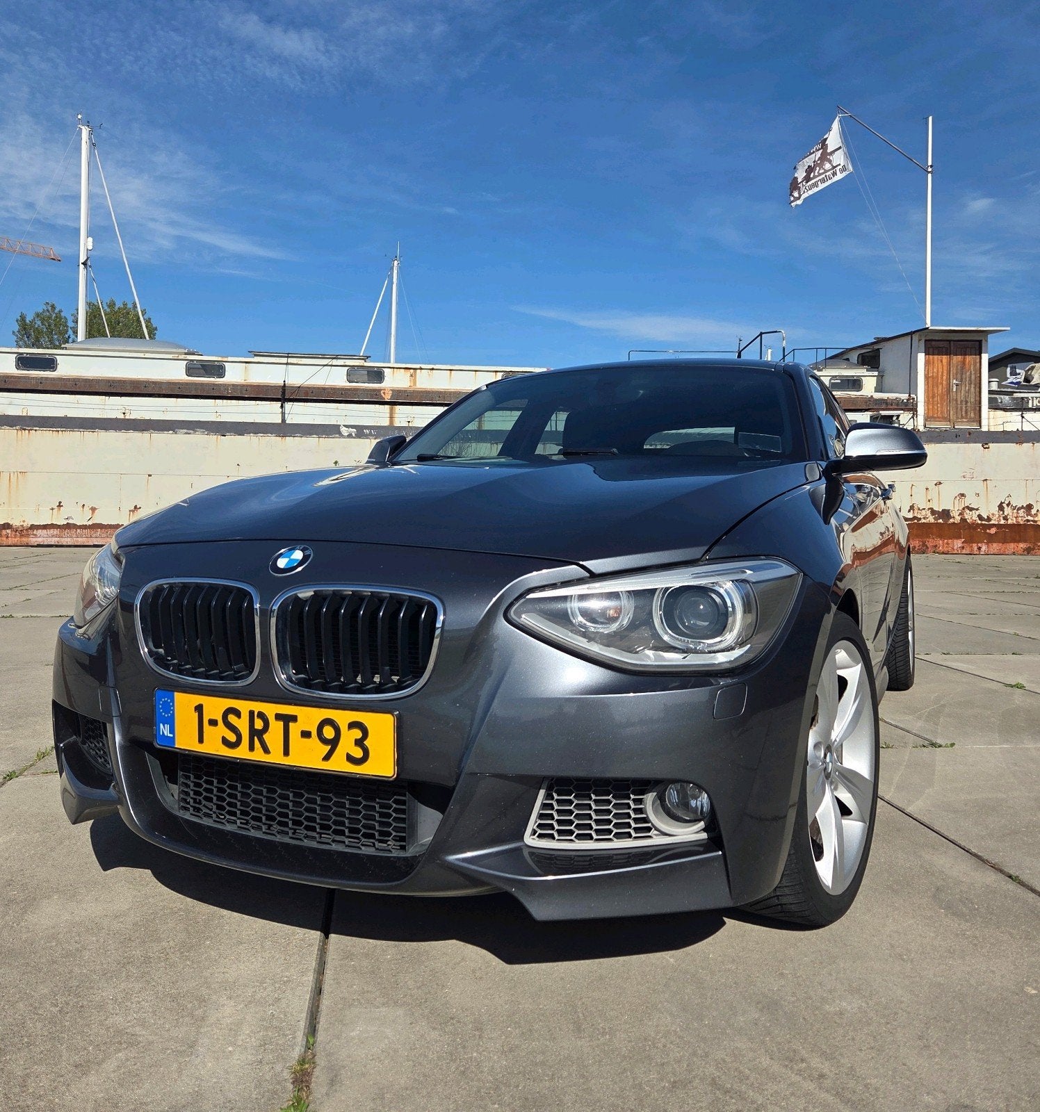 BMW 1-Serie F20 116I 2013 5DRS, apk tot 08-2027!!, 1-Serie, Zwart, 4 cilinders, Origineel Nederlands