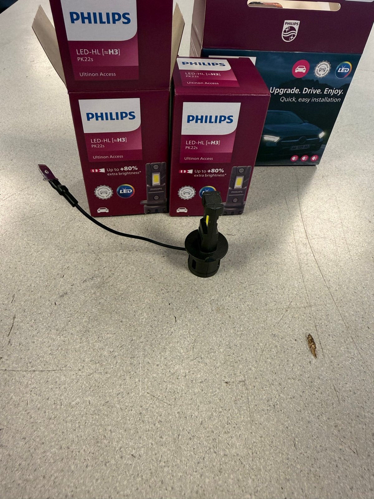 Philips LED-HL [=H3] Ultinon Access PK22s Autolampen, Ophalen, Nieuw, Universele onderdelen