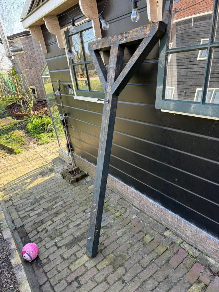waslijnpaal hardhout, Tuin en Terras, Droogmolens en Wasrekken, Ophalen of Verzenden, Gebruikt, Overige typen