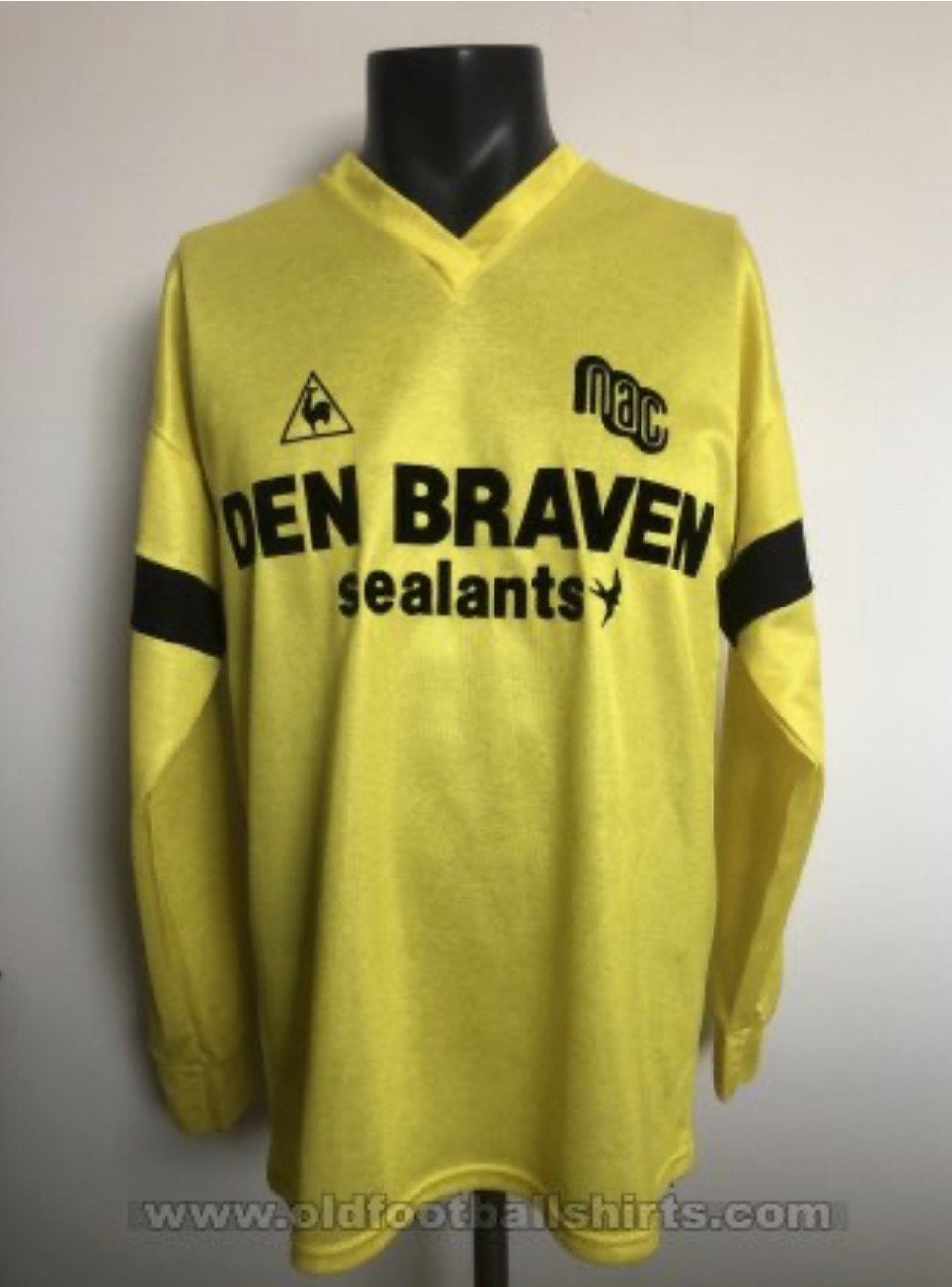 NAC Breda shirt 1989-1990 te koop gevraagd, Ophalen, Maat 52/54 (L), Geel, Voetbal
