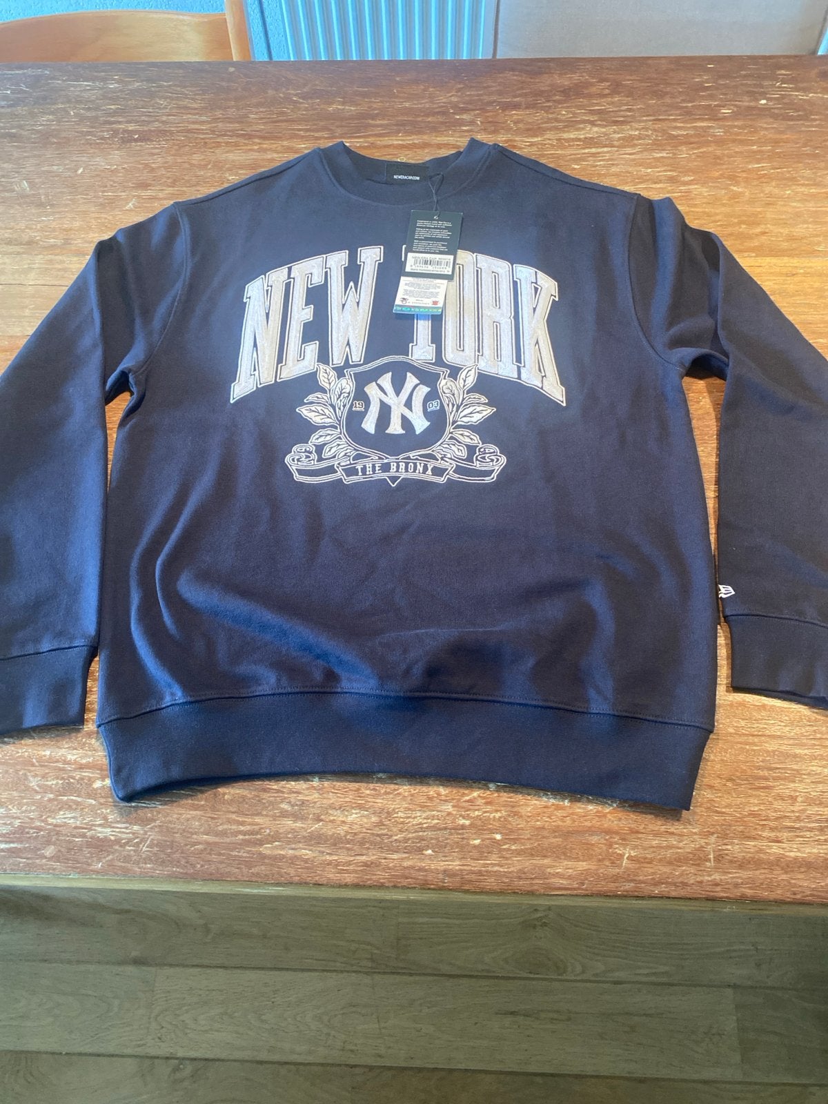 New Era New York Yankees sweater - Maat M, Ophalen of Verzenden, Nieuw, Maat 48/50 (M), Blauw