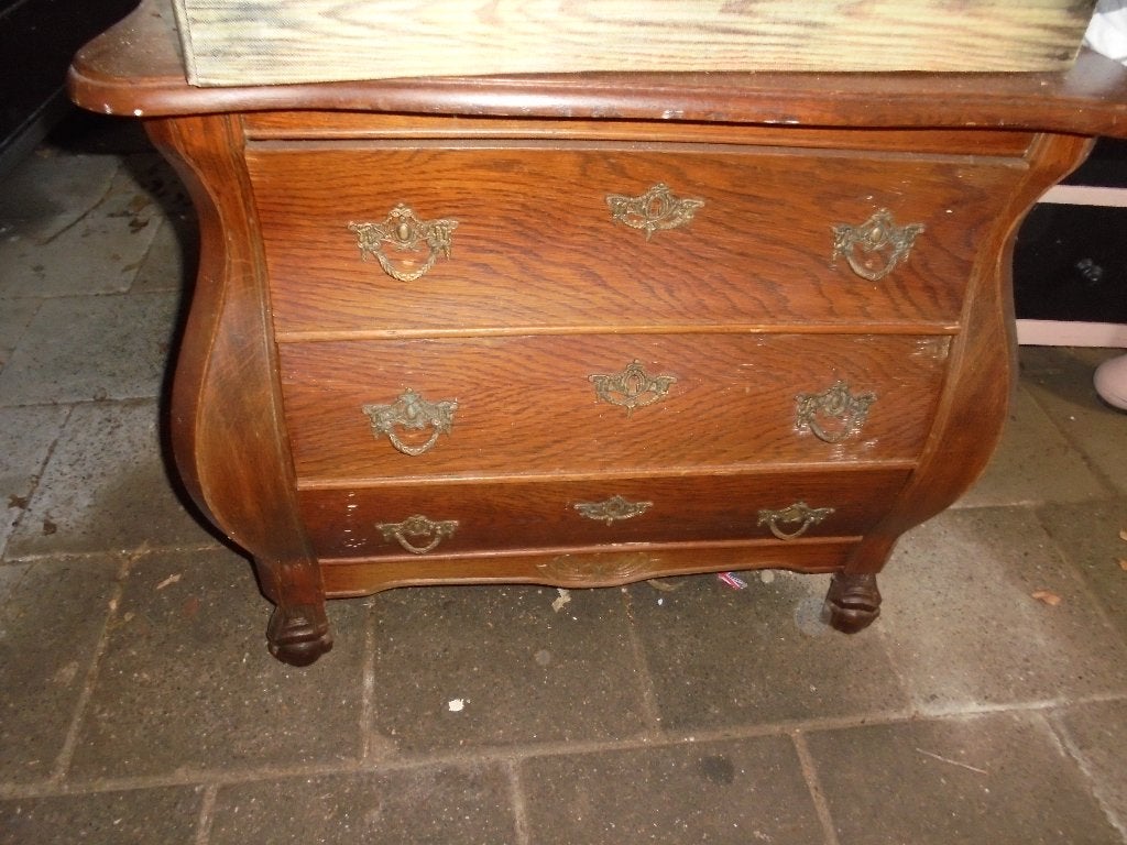 ladekastje, Ophalen, Buikkastje, Eikenhout, 50 tot 100 cm