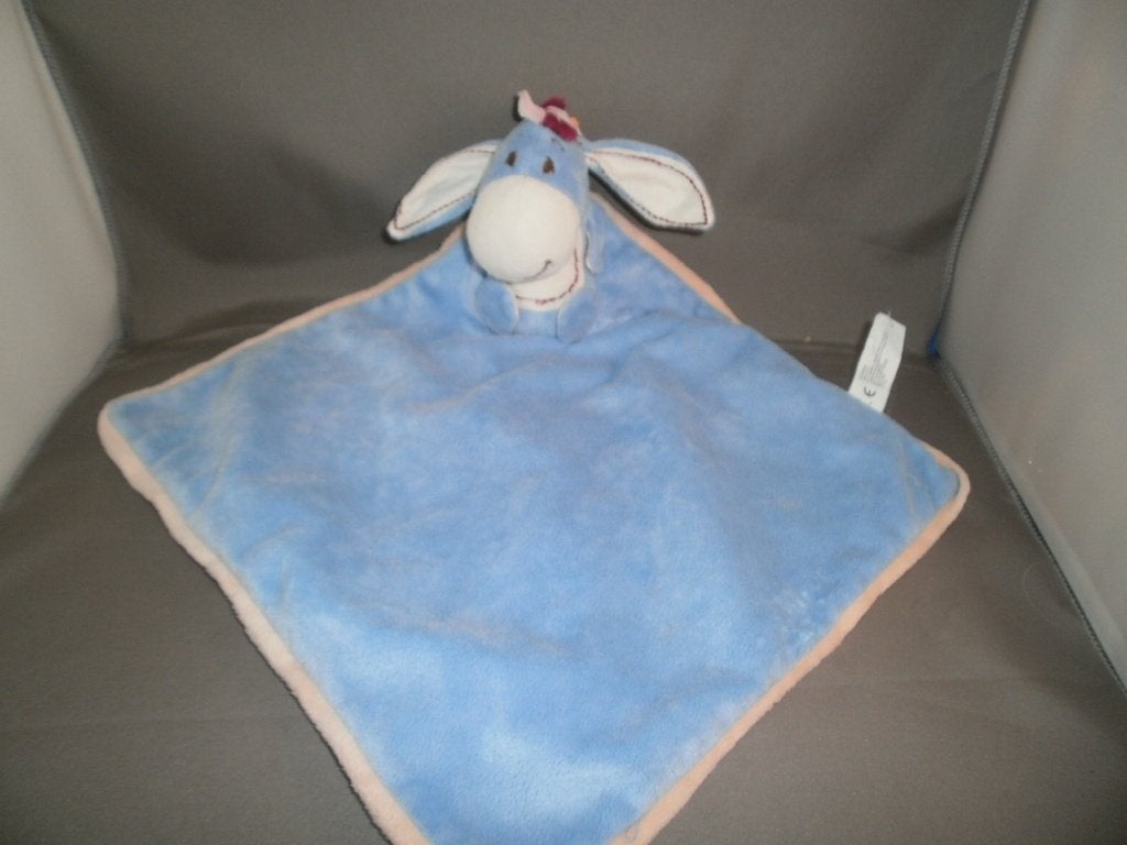 Disney nicotoy ijoor ezel doekje blauwe velours met rand, Disney, Nieuw, Ophalen of Verzenden, Middelgroot (20 tot 80 cm)