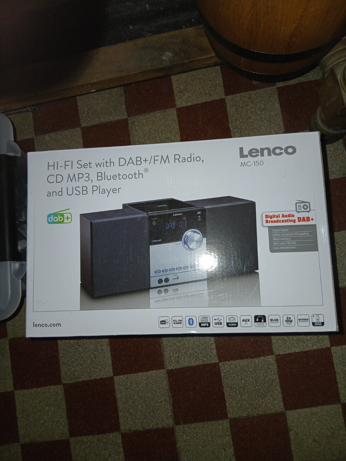 Lenco MC-150 Hi-Fi Set met DAB+/FM Radio, CD, MP3, Bluetooth, Ophalen of Verzenden