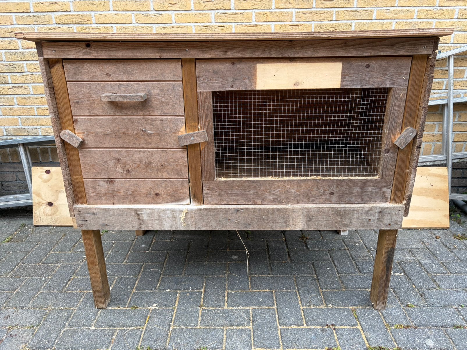 Konijnenhok te koop, Dieren en Toebehoren, Knaagdieren en Konijnen | Hokken en Kooien, Zo goed als nieuw, Konijn, Hok, 75 tot 110 cm