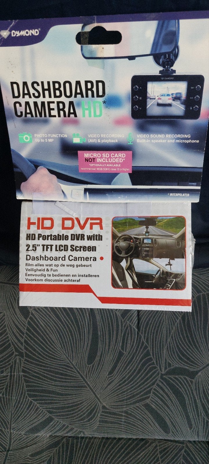 Oplaadbare Dashboard Camera HD - 12/24V, SD-kaart opslag, Auto diversen, Dashcams, Ophalen of Verzenden, Nieuw