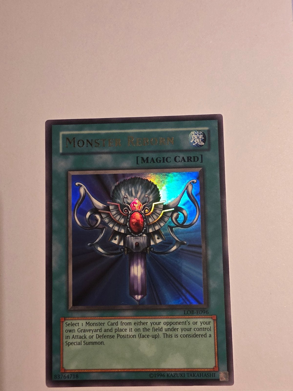 Monster Reborn lob-e096, Ophalen of Verzenden, Zo goed als nieuw