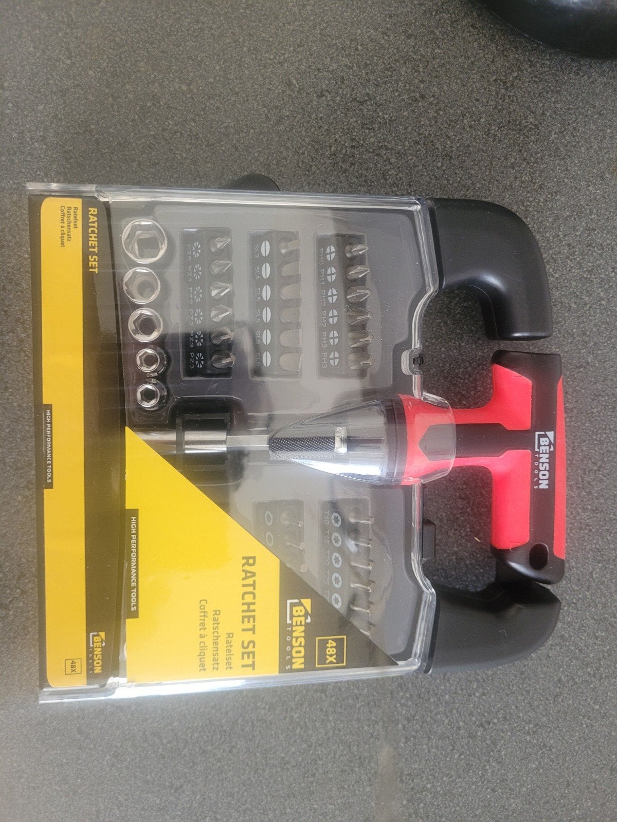 Benson Ratelset 48-delig - Nieuw in verpakking, Ophalen, Nieuw, Gereedschapsset, Overige merken
