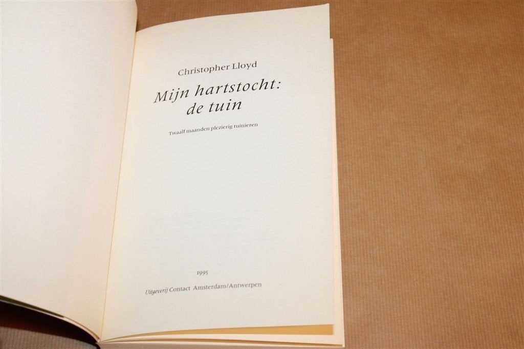Mijn Hartstocht de Tuin — 12 Maanden Tuinieren, Lloyd, Boeken, Wonen en Tuinieren, Ophalen of Verzenden, Gelezen, Tuinieren en Tuinplanten