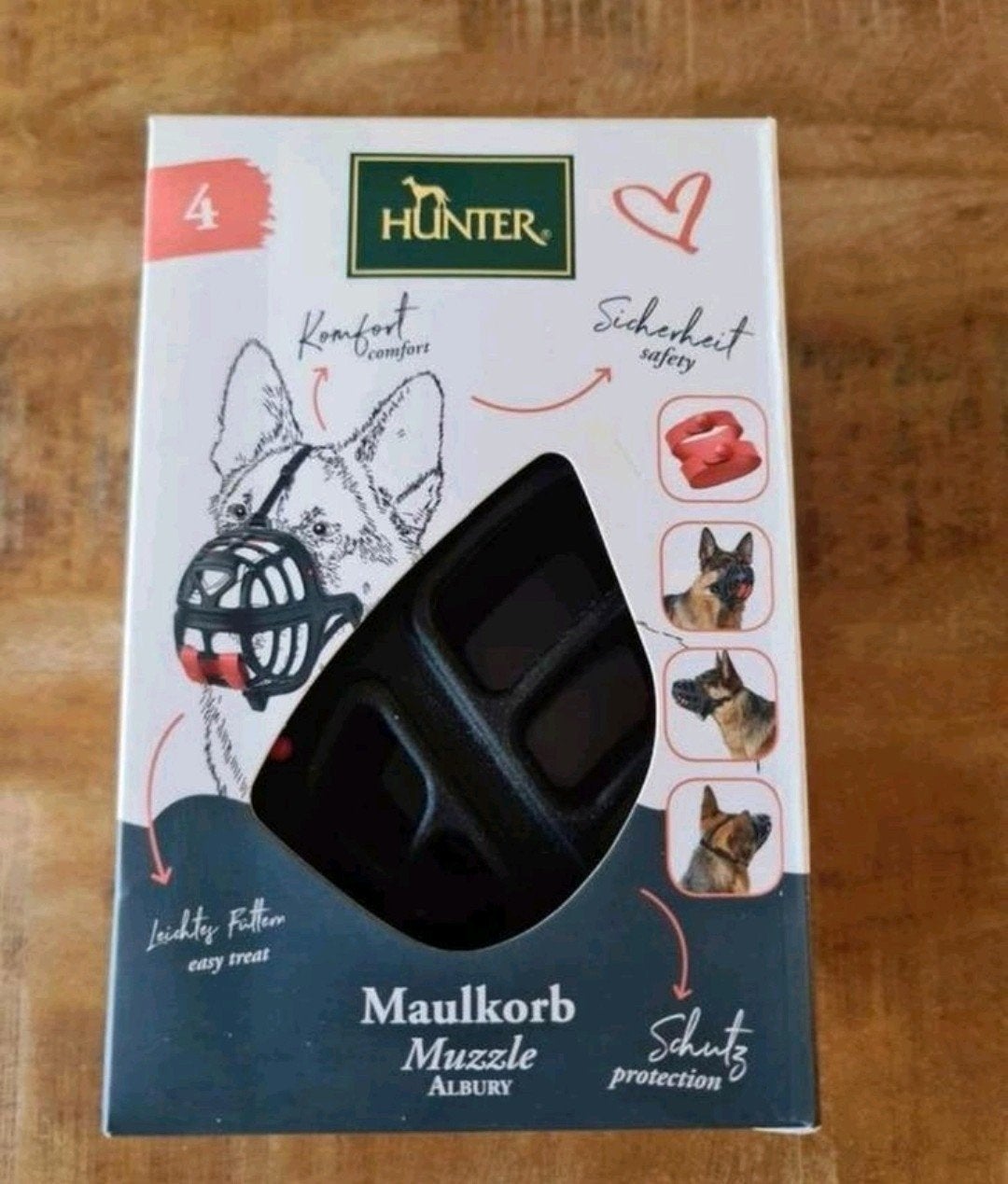 Hondenmuilkorf Hunter maat 4, Dieren en Toebehoren, Overige merken, Ophalen, Nieuw, Muilkorf