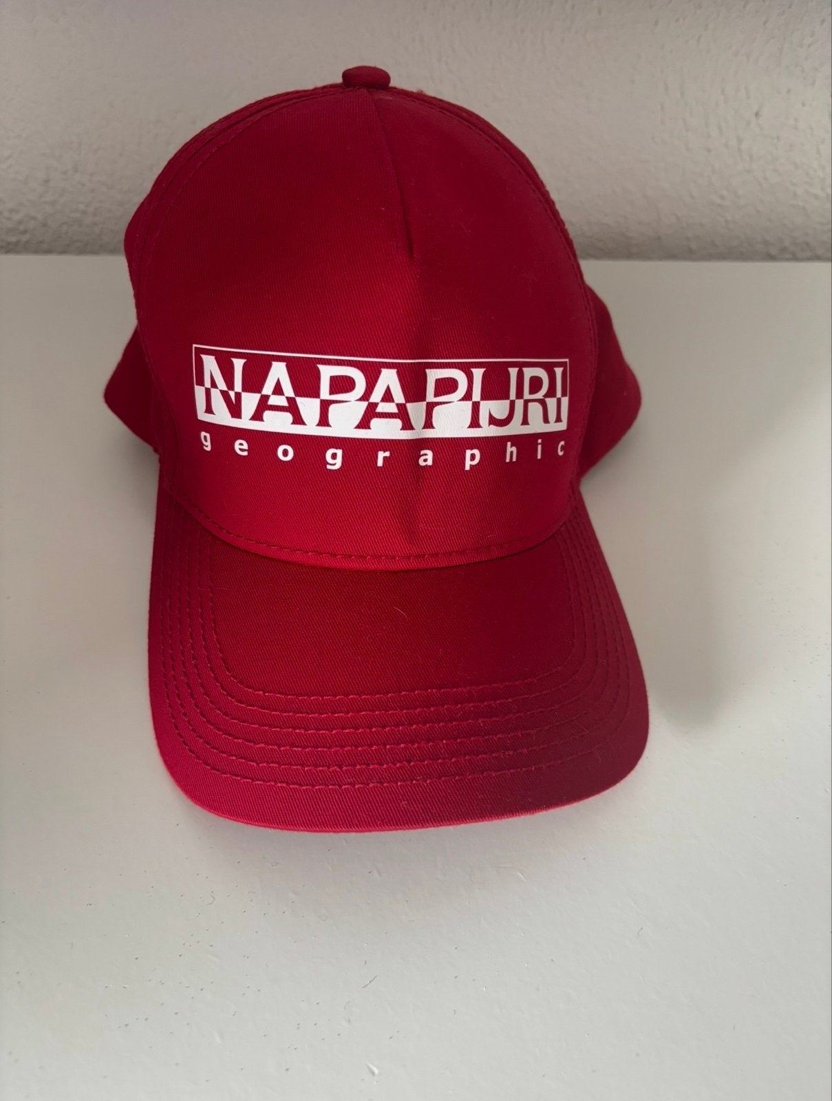 Napapijri rode pet - One size fits all, Verzenden, Zo goed als nieuw, One size fits all, Pet