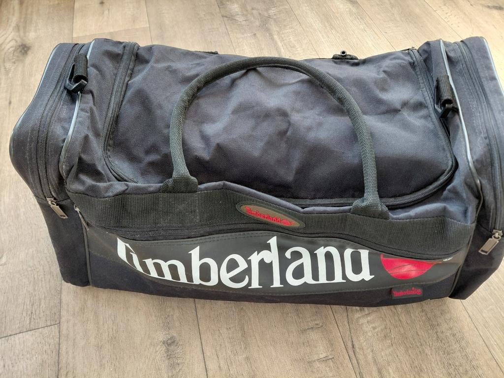 Timberland Sporttas - Zwart en Ruim, Ophalen of Verzenden, Gebruikt, Unisex volwassen