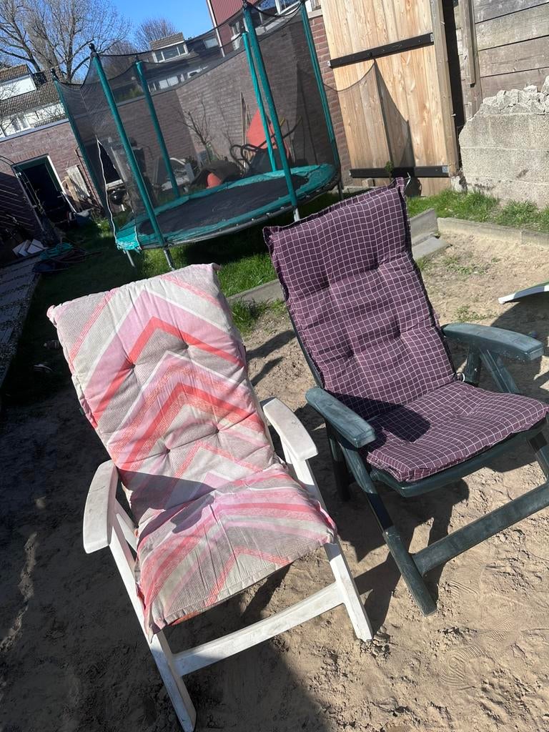 6 Tuinstoelen, Ophalen of Verzenden, Zo goed als nieuw, Kunststof