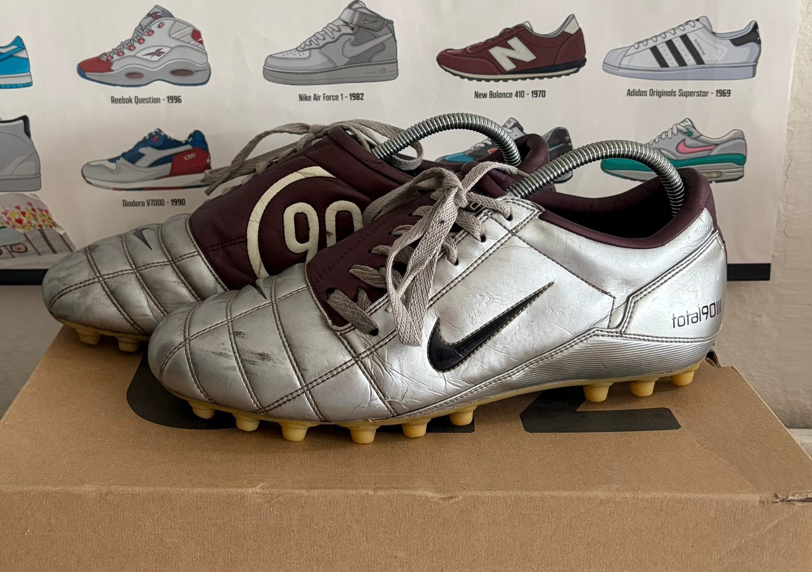 Nike football boots total 90 III, Maat XS of kleiner, Schoenen, Ophalen of Verzenden, Zo goed als nieuw