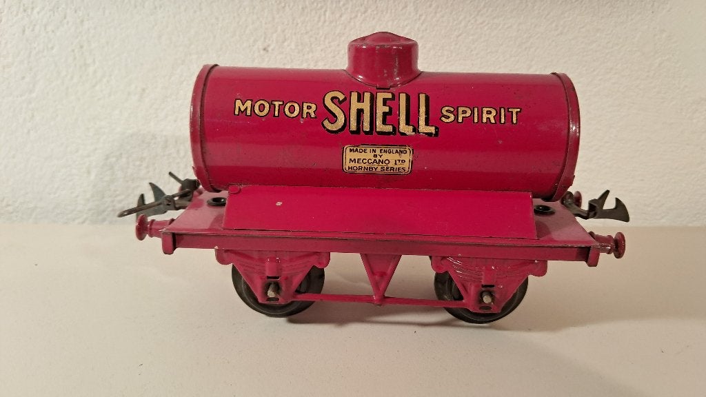 Spoor 0 hornby Goederenvervoer shell tank 12,5 cm, Ophalen of Verzenden