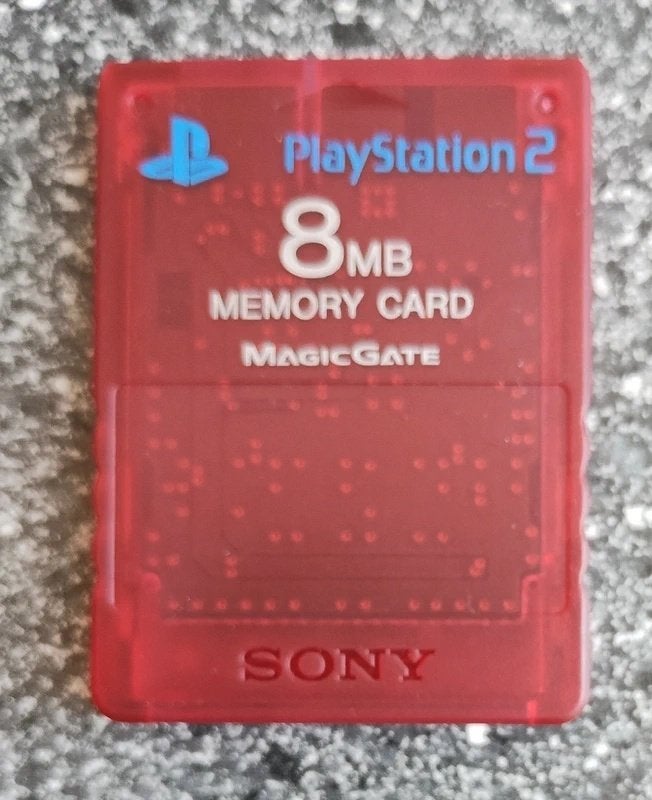 Sony PlayStation 2 8MB Memory Card Red, Verzenden, Zo goed als nieuw, Geheugenkaart, PlayStation 2