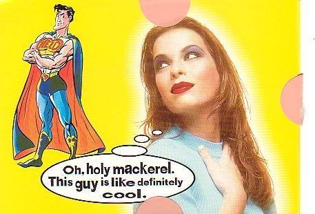 Dubbele promotiekaart	D-mail			Tinder in het oertijdperk, Verzenden, 1980 tot heden, Ongelopen, Overige thema's