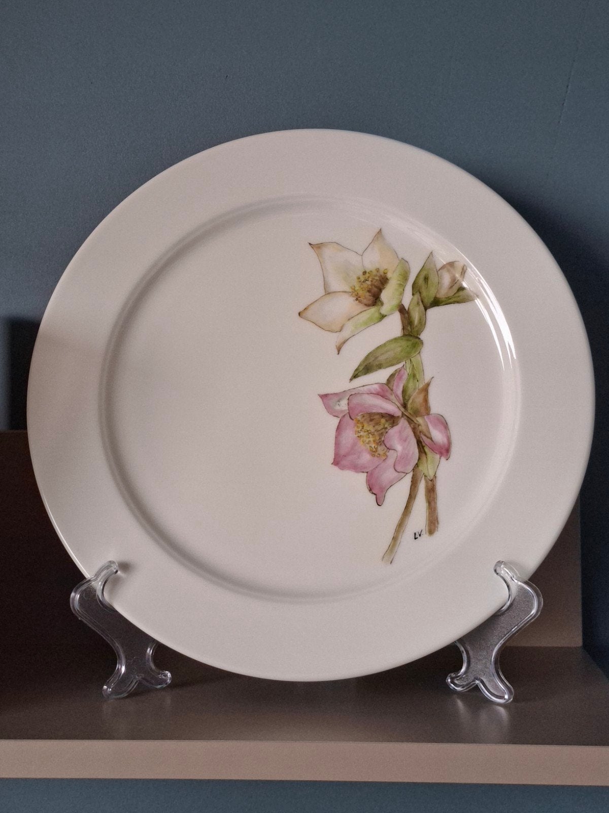 Villeroy & Boch Corpo wandbord / serveerbord met bloemdecor, Verzenden, Klassiek, Villeroy & Boch, Zo goed als nieuw