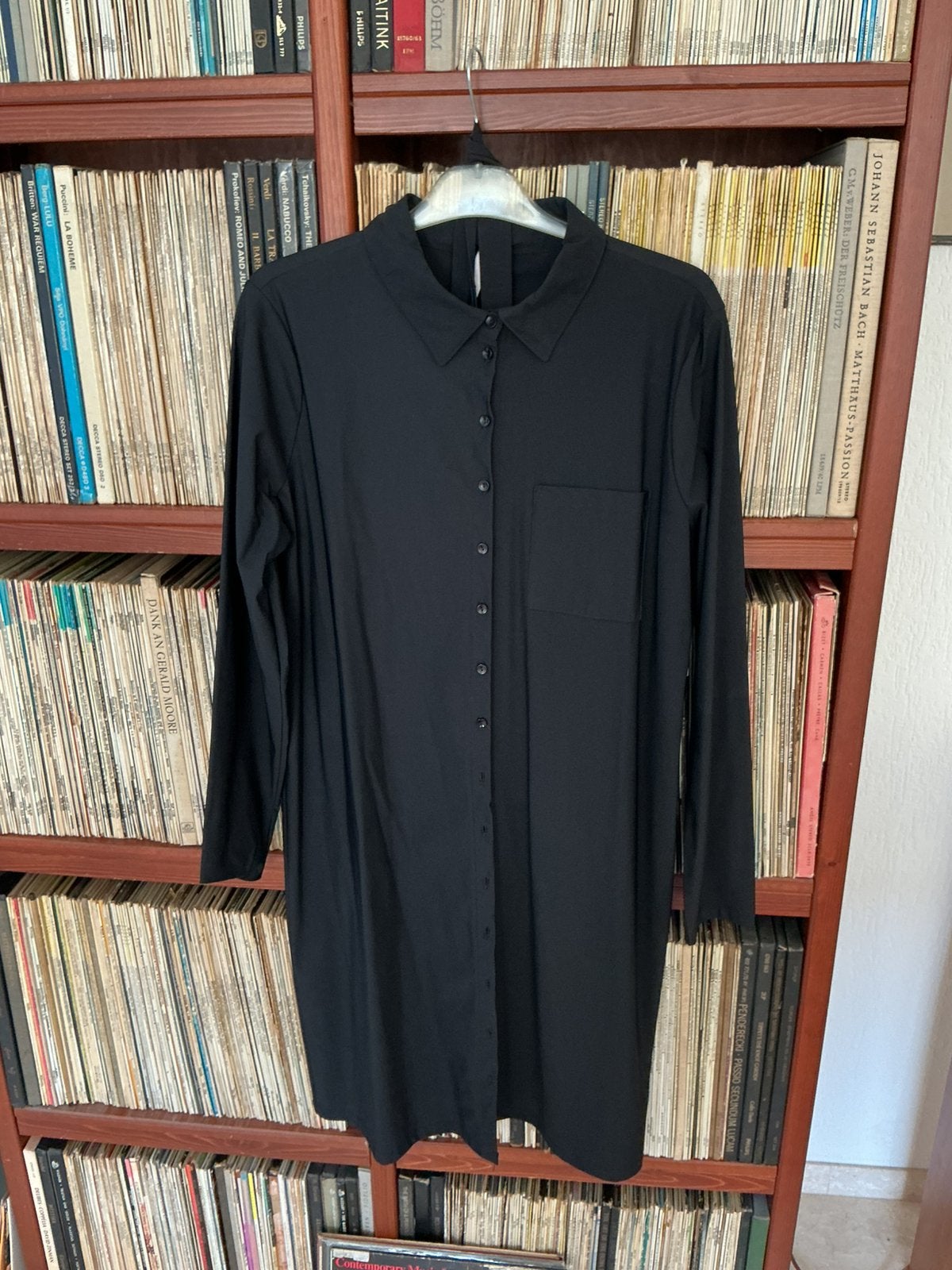 Lange blouse Miss Etam Studio, Ophalen of Verzenden, Zo goed als nieuw, Maat 46/48 (XL) of groter, Zwart