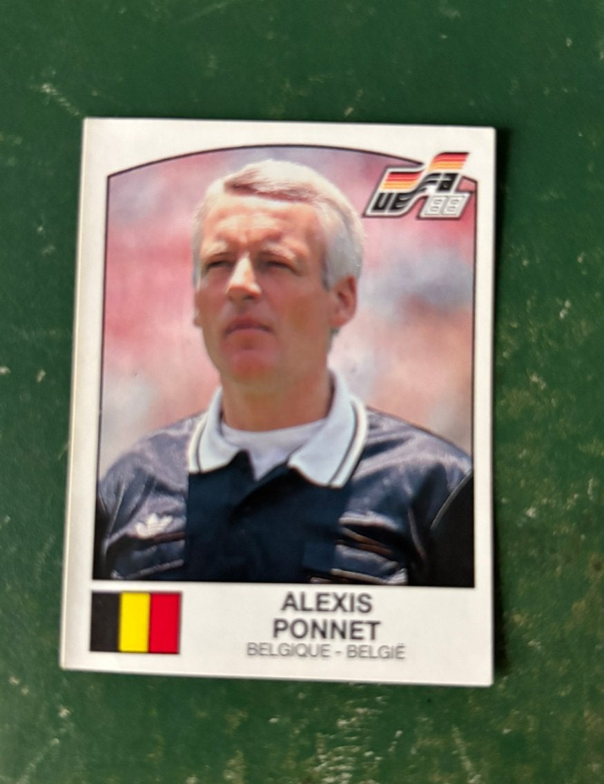 Panini plaatje Alexis Ponnet Belgie Euro 88, Ophalen of Verzenden
