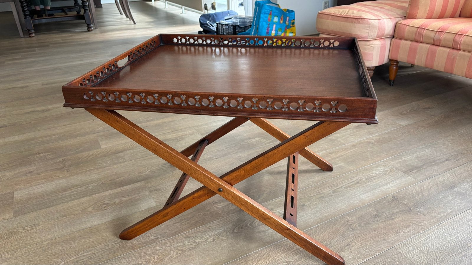 Klassieke Houten Butler Tray Tafel - Chippendale/George III, Ophalen