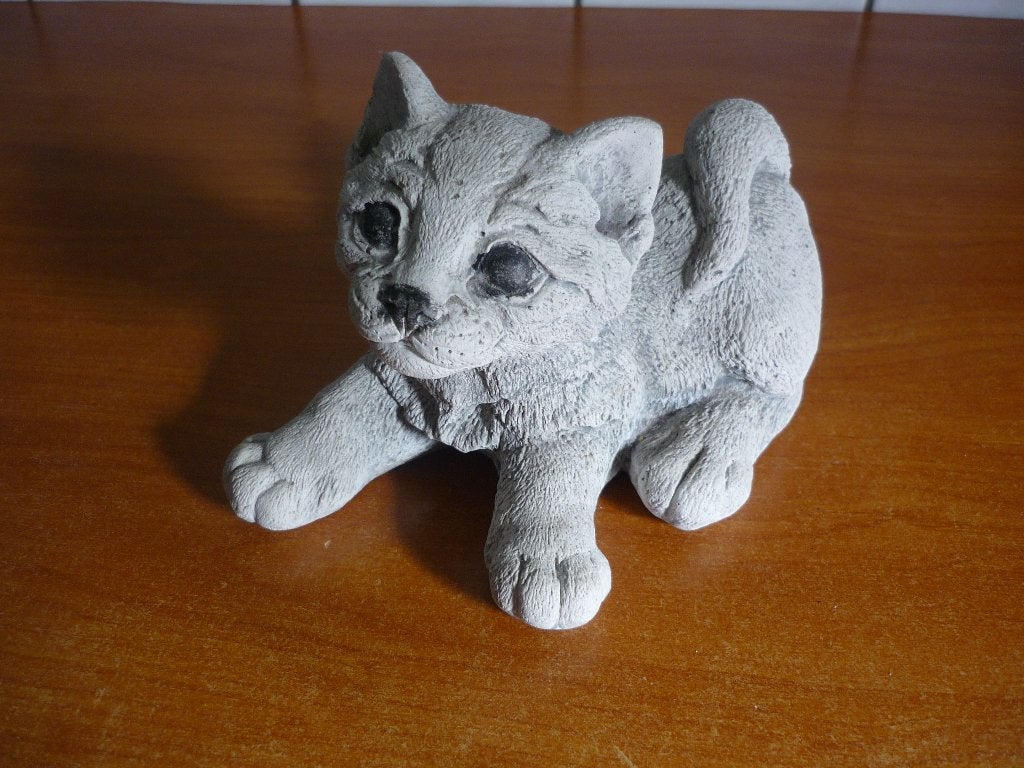 katten  beeldje, Verzamelen, Ophalen of Verzenden, Zo goed als nieuw, Hond of Kat, Beeldje of Figuurtje