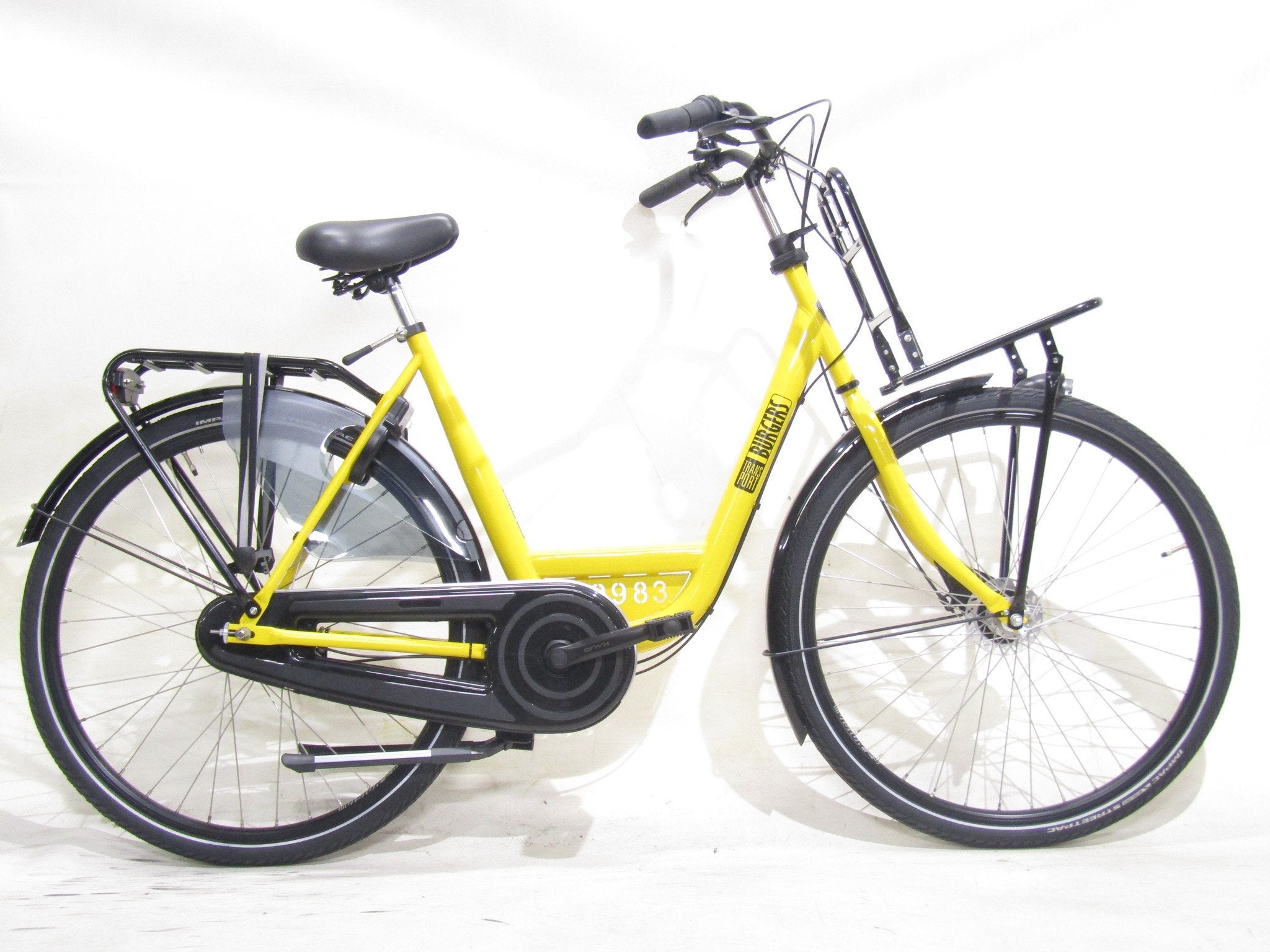 Burgers Bedrijfsfiets geel dames 56cm 26inch, Fietsen en Brommers, 56 cm of meer, Nieuw, Overige merken, Versnellingen