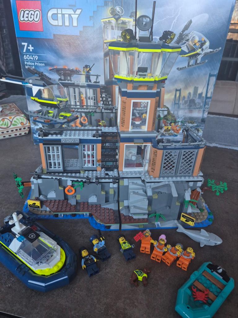 LEGO City Politie Gevangeniseiland 60419 - Complete set, Kinderen en Baby's, Speelgoed | Duplo en Lego, Ophalen, City, Lego, Zo goed als nieuw