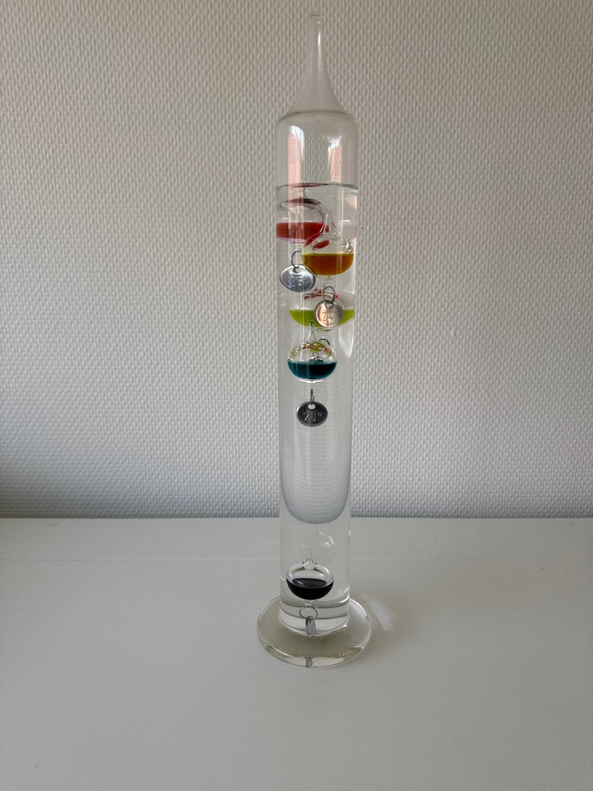 Galileo Thermometer - Decoratieve en functionele blikvanger, Ophalen, Gebruikt, Glas, Overige merken