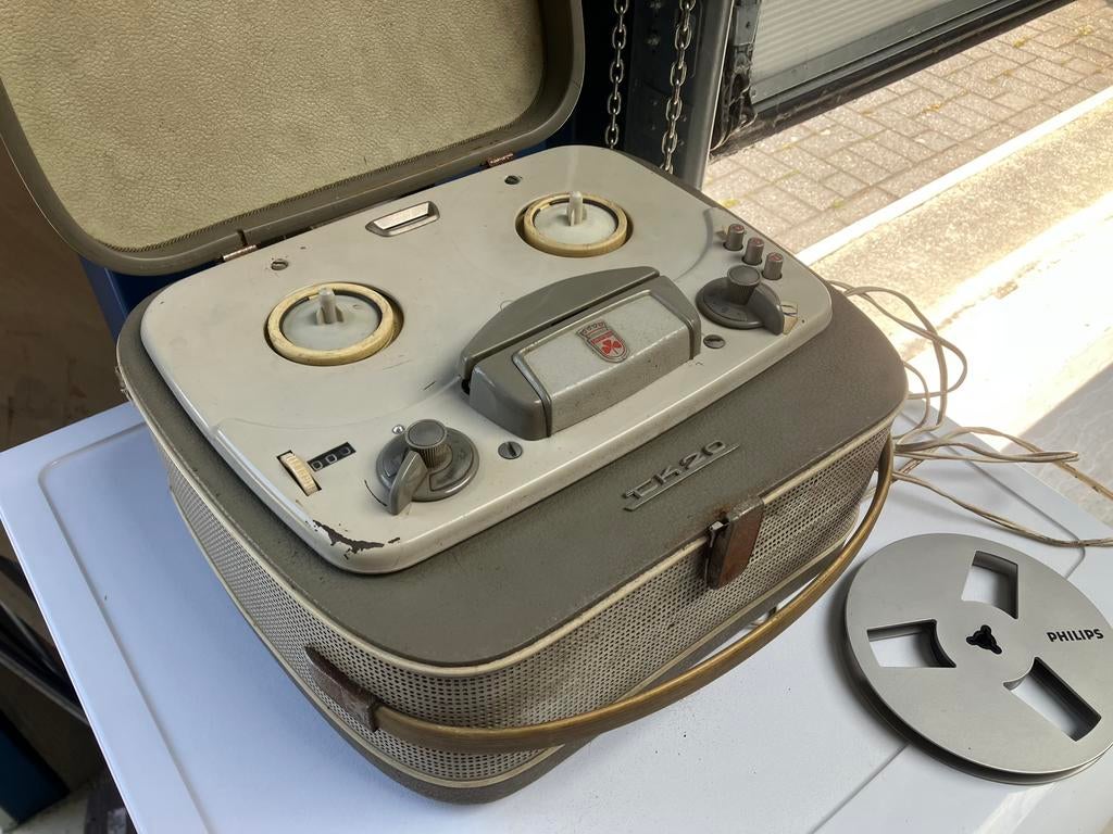 Grundig TK20 bandrecorder 1958, Audio, Tv en Foto, Bandrecorders, Ophalen, Grundig, Grundig.de, Grundigsteasse