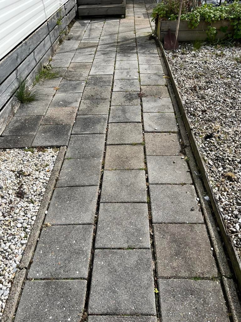 GRATIS, Ophalen, Gebruikt, Beton, Terrastegels