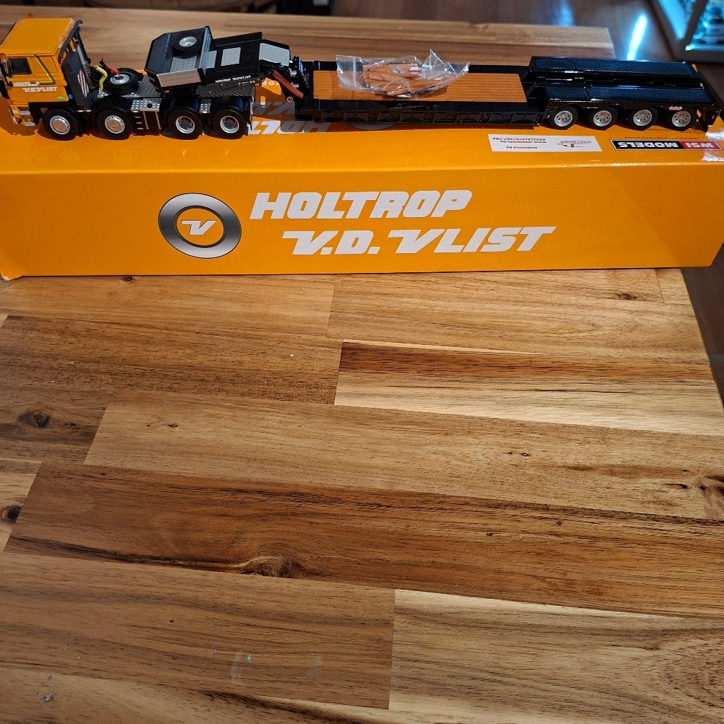 WSI Models DAF 3600 8x4 Low Loader Holtrop v.d. Vlist, Ophalen of Verzenden, Nieuw, Hijskraan, Tractor of Landbouw, Wsi