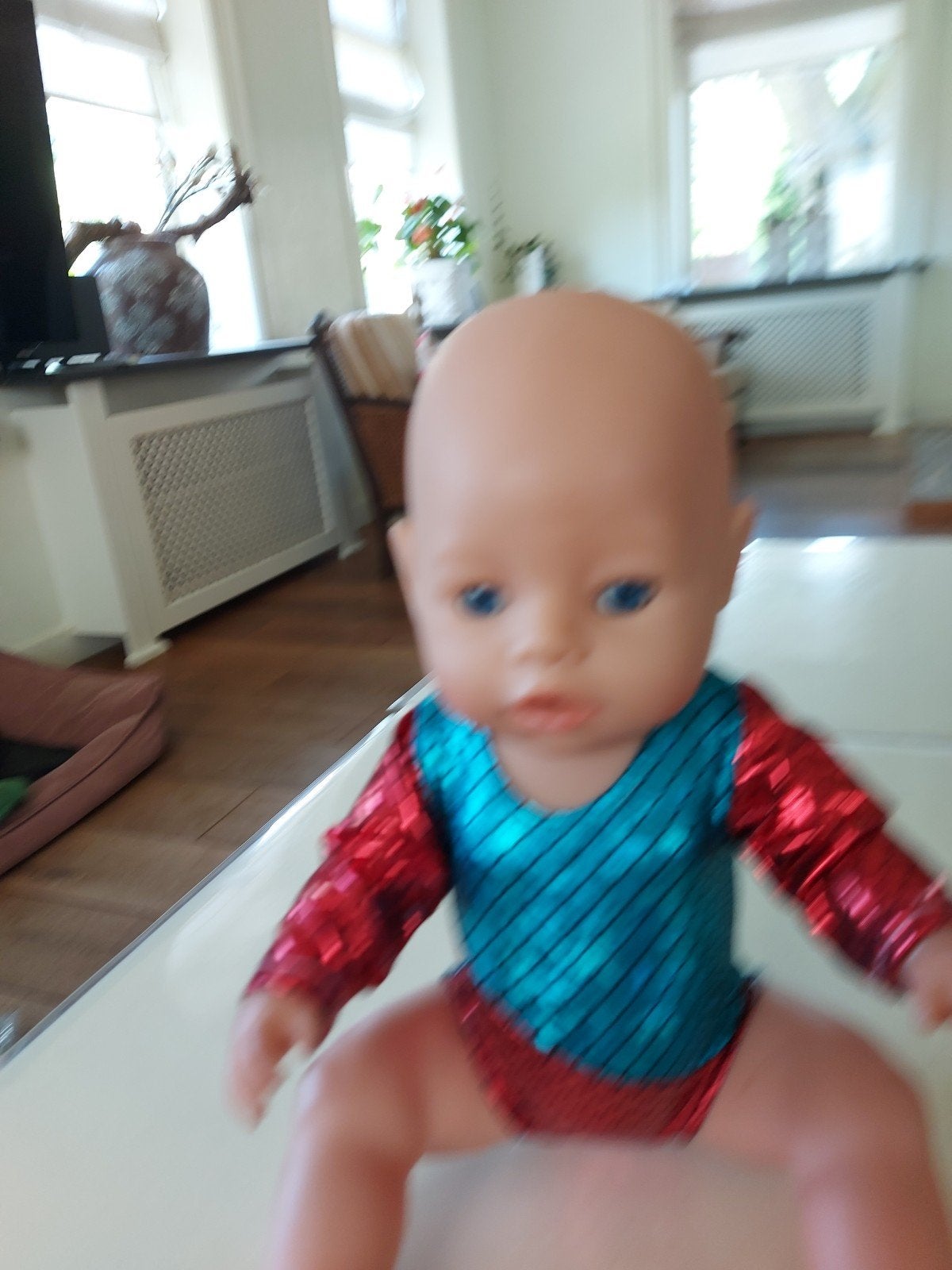 Glitter turnpakje baby born pop 43cm, Ophalen of Verzenden, Nieuw, Babypop