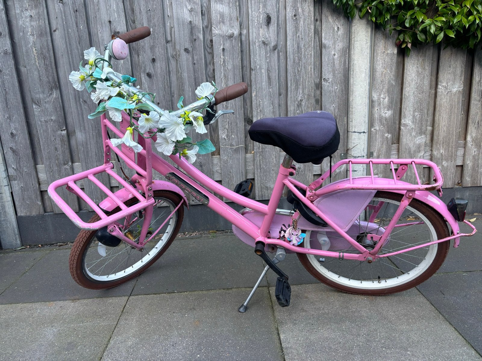 Popal transport meisjes fiets 20 inch - Roze, Ophalen, Gebruikt