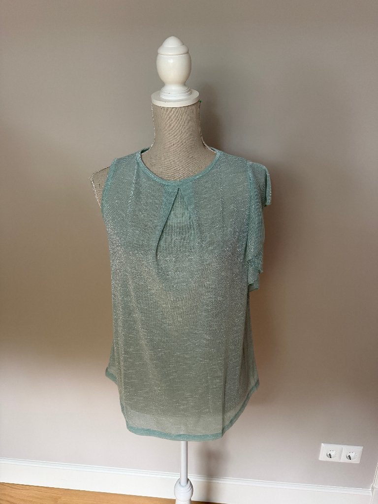 Mouwloos shirt top Sisley maat S, Ophalen, Sisley, Zo goed als nieuw, Maat 36 (S)