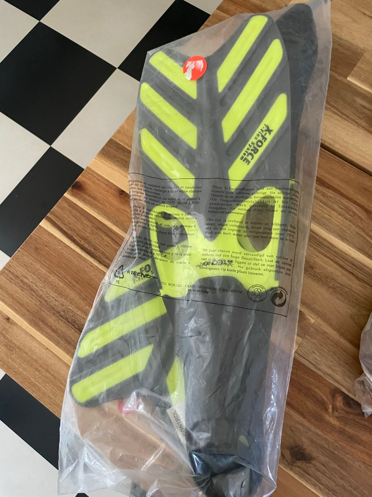 Nieuwe TecnoPro X-FORCE flippers maar 46/47, Ophalen of Verzenden, Nieuw, Zwem- of Duikvliezen