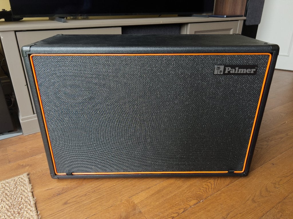Palmer 2x12 cabinet met Creambacks + flightcase, Ophalen, Zo goed als nieuw, Gitaar, 100 watt of meer