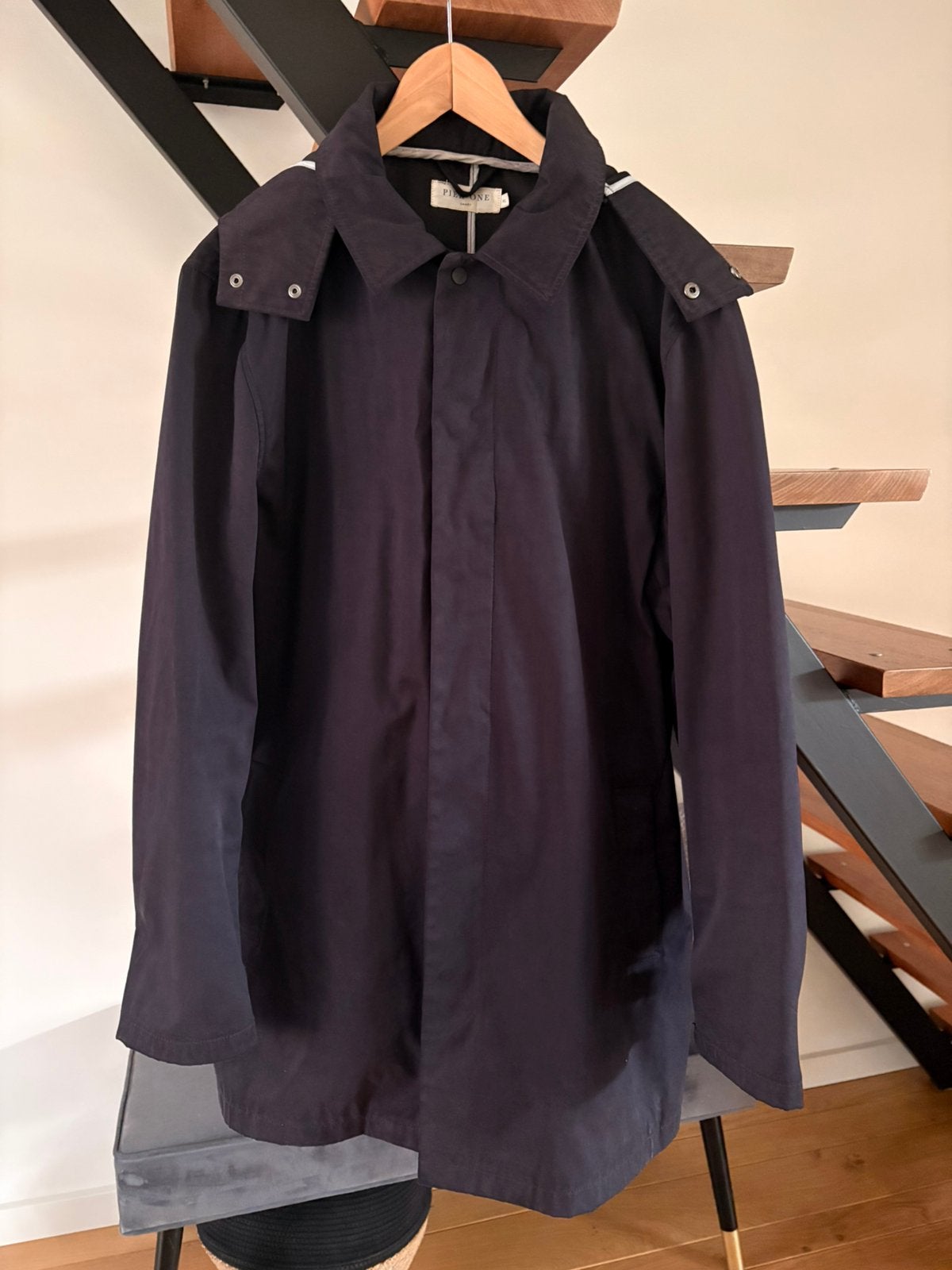 Heren parkajas, Ophalen of Verzenden, Zo goed als nieuw, Maat 56/58 (XL), Blauw
