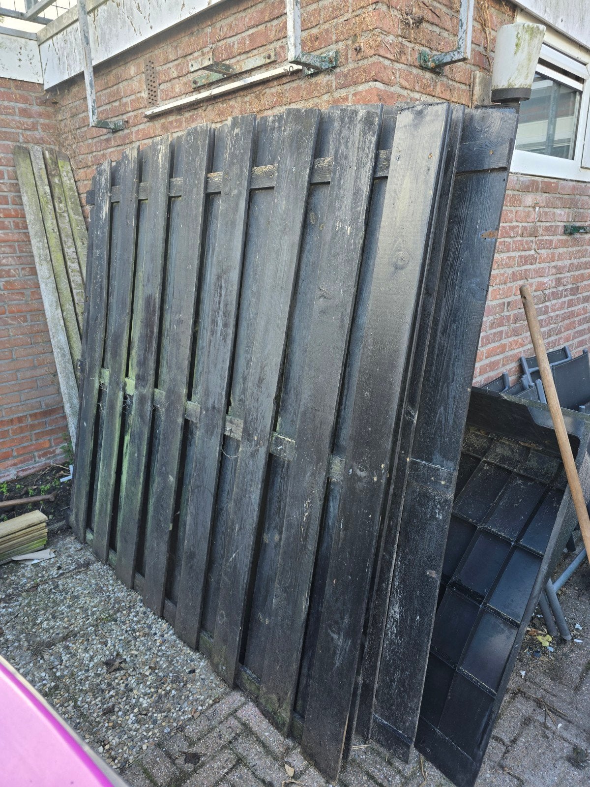schuting, Tuin en Terras, Ophalen, Minder dan 3 meter, Hout, 1 tot 2 meter