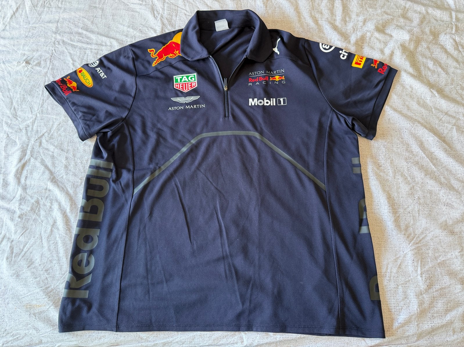 Red Bull polo XXL zgan, Ophalen of Verzenden, Zo goed als nieuw, Formule 1