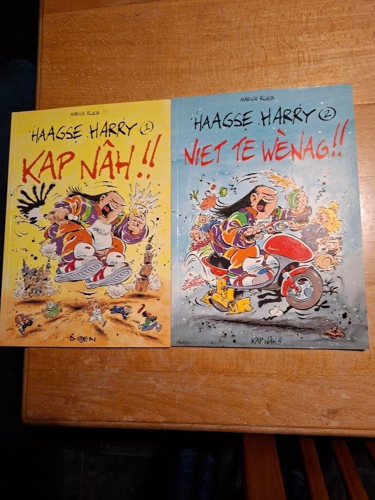 2 Haagse Harry strips: Kap Nâh! & Niet Te Wenag!, Meerdere stripboeken, Ophalen of Verzenden, Gelezen, Marnix Rueb