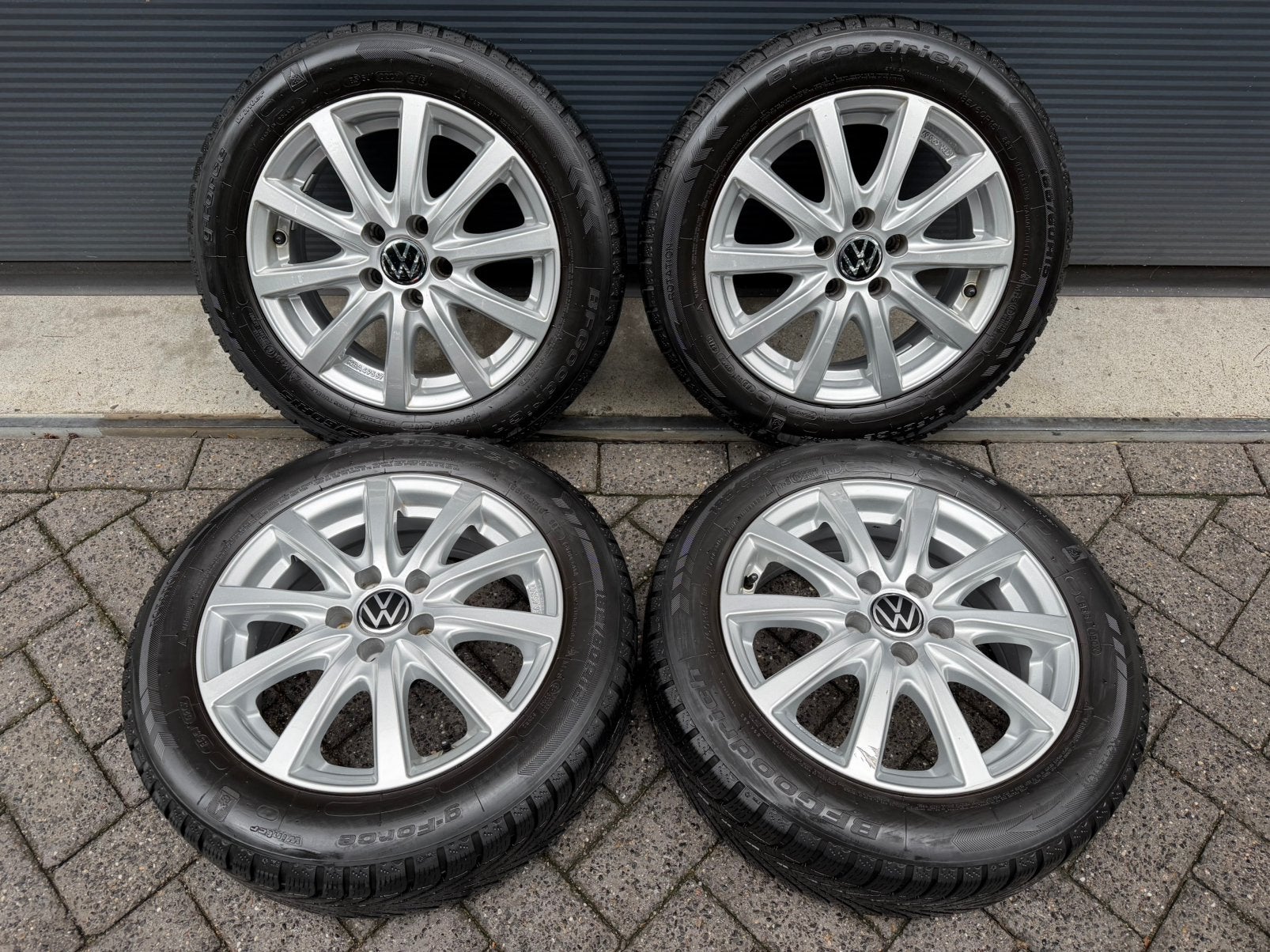 Volkswagen Polo Seat Ibiza Velgen + Banden 185/60/15 5x100, Auto-onderdelen, Banden en Velgen, Gebruikt, 15 inch, Banden en Velgen